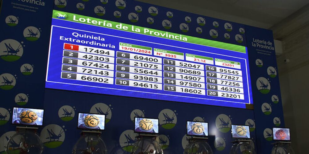 El primer premio del Sorteo Extraordinario de Reyes fue para el 17.494. (Lotería Bonaerense)