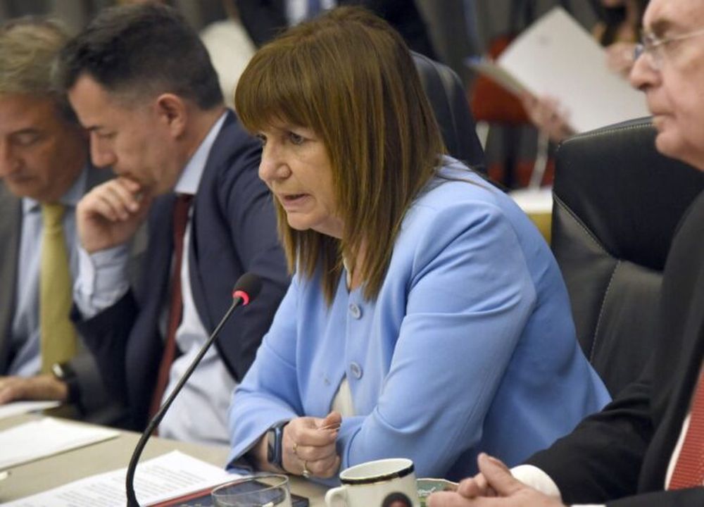La ministra de Seguridad, Patricia Bullrich.