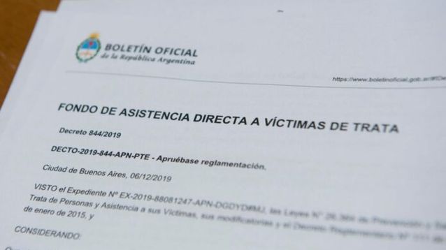 Fondo de Asistencia Directa a Víctimas de Trata.