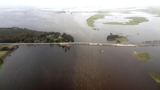 El ministro de Infraestructura Gabriel Katopodis denunció que el gobierno de Milei paralizó el Plan Maestro de la Cuenca del Salado.