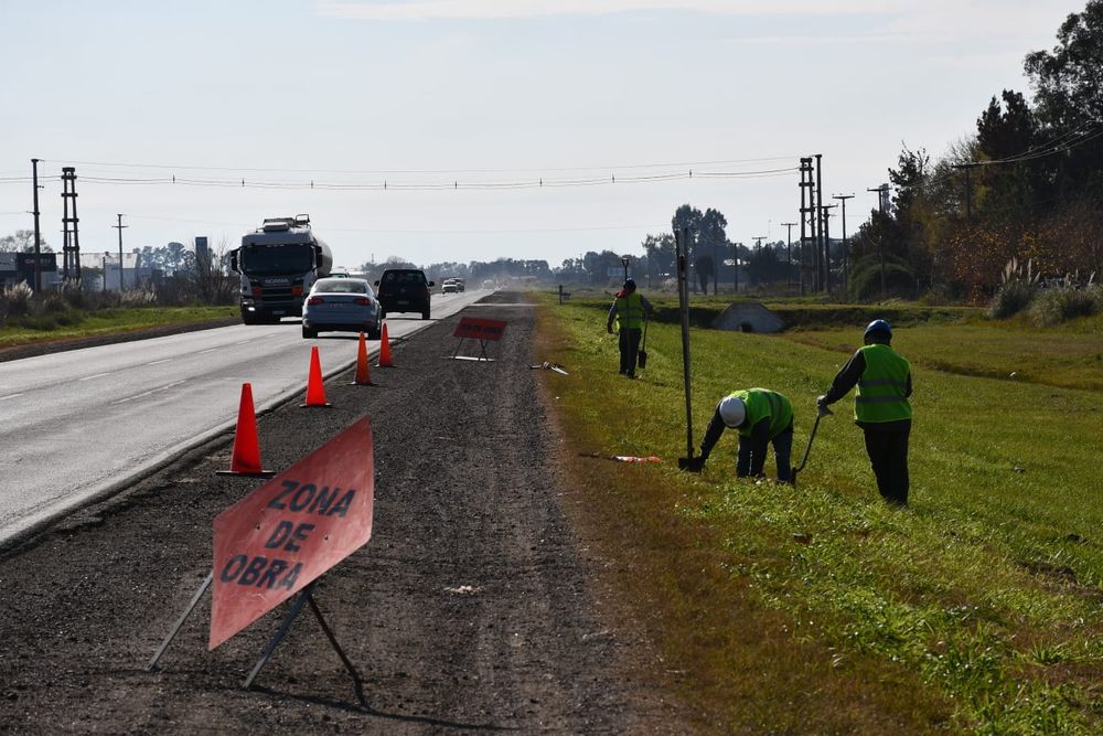 La iniciativa del municipio de 9 de julio apunta a mejorar el estado de las banquinas.