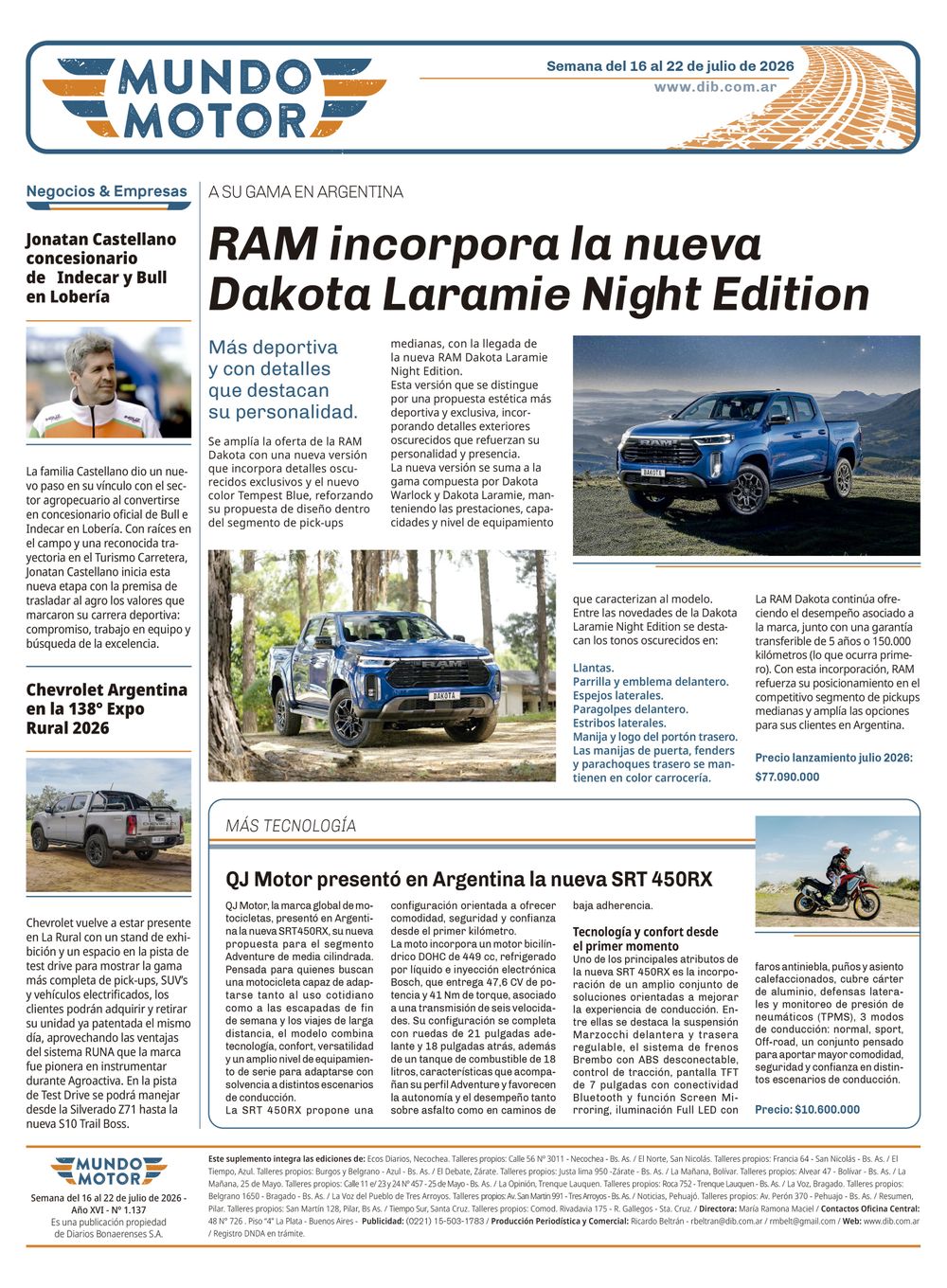 Tapa Mundo motor 1137 color
