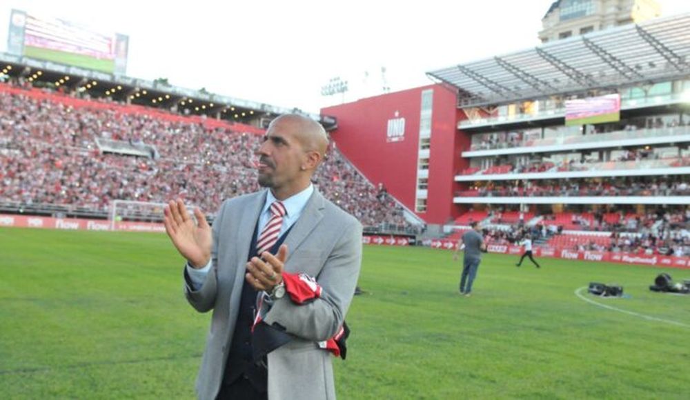 Juan Sebastián Verón, presidente de Estudiantes de La Plata.