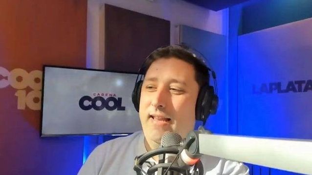 Agustín Raimondo, propietario de la emisora Cool Radio de La Plata.