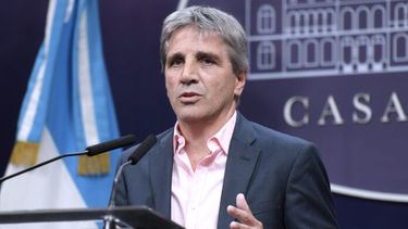 El ministro de Economía, Luis Caputo. (Télam)