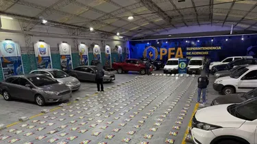 La Policía Federal secuestró gran cantidad de álbumes y figuritas del Mundial.
