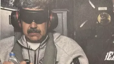 El derrocado presidente de Venezuela, Nicolás Maduro, a bordo del USS Iwo Jima. El derrocado presidente de Venezuela, Nicolás Maduro, a bordo del USS Iwo Jima.