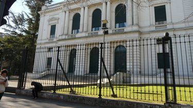 La sede central del Banco Provincia, en La Plata.