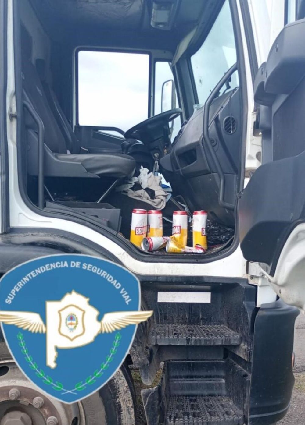 El vehículo secuestrado en San Nicolás.