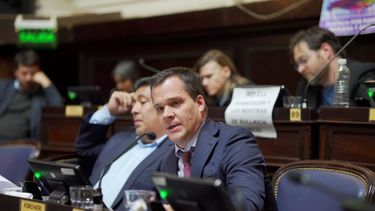 El jefe de la bancada PRO en provincia, Agustín Forcieri.