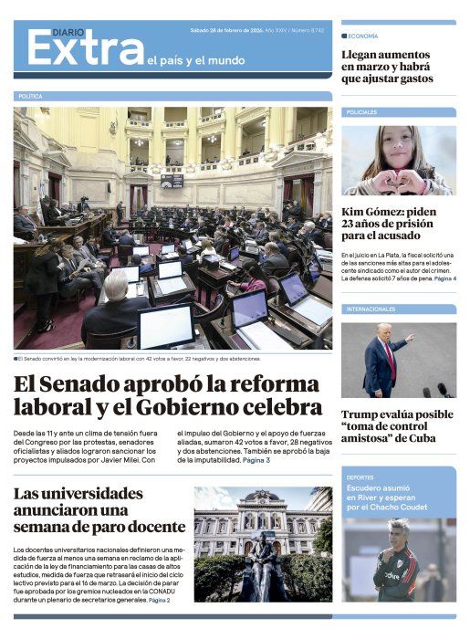 Edición impresa 28/02/2026 Edición impresa 28/02/2026