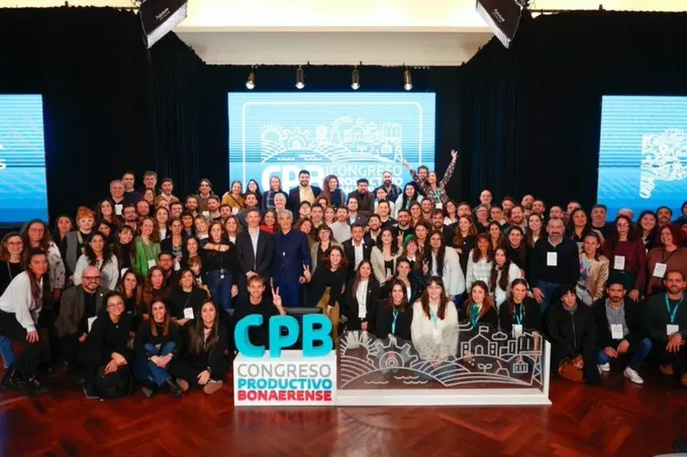 La foto de cierre del Tercer Congreso Productivo bonaerense. (DIB)