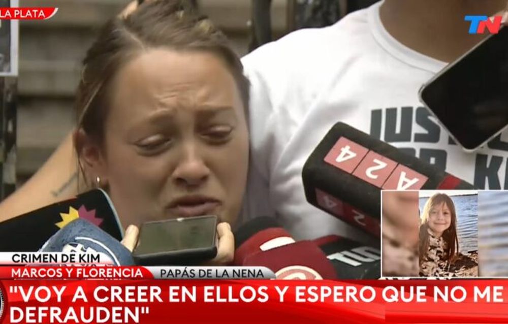 Florencia, la mamá de Kim Gómez.