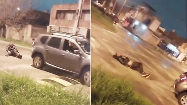 Un vecino fue arrastrado una cuadra, atado a una camioneta, luego de haber intentado robarle a una mujer. 