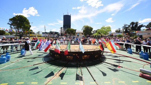 La Paella de la Amistad en Villa Gesell.