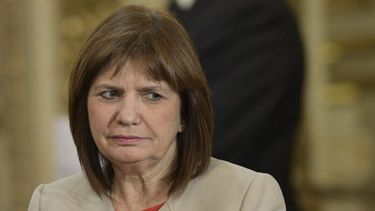 La ministra de Seguridad de la Nación, Patricia Bullrich.