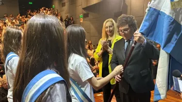 Diarios Bonaerenses | Javier Milei en el acto de ciclo lectivo del Instituto Cardenal Copello.