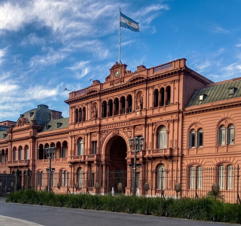 La Casa Rosada, sede del Gobierno argentino.