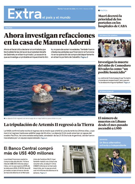 Edición impresa 11/04/2026 Edición impresa 11/04/2026
