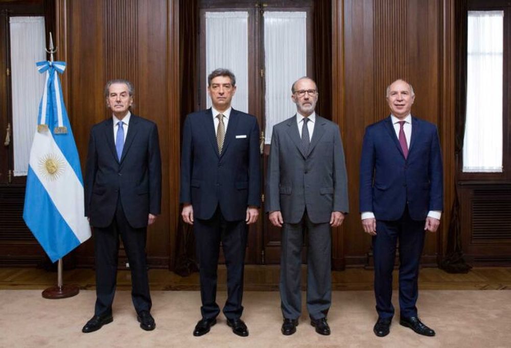 Los jueces de la Corte Suprema.