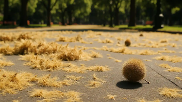 Consejos para aliviar los síntomas de la alergia al plátano urbano.