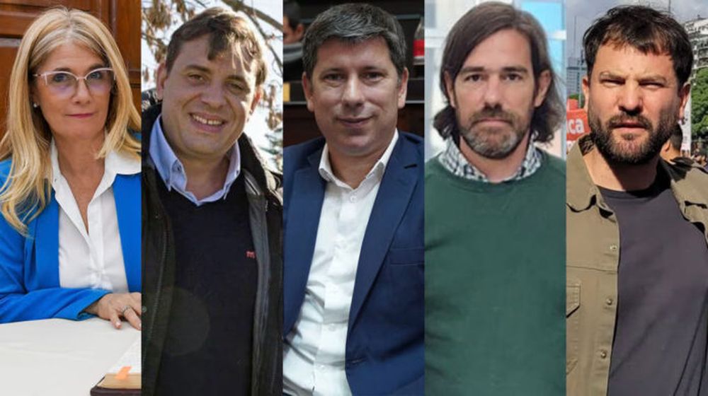 Magario, Bondarenko, Domenichini, Del Caño, candidatos bonaerenses.