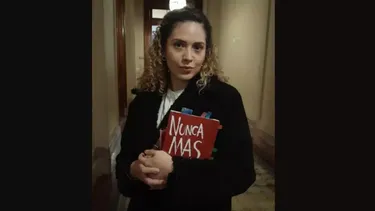 ¿Porvocación? Lourdes Arrieta con el Nunca Más