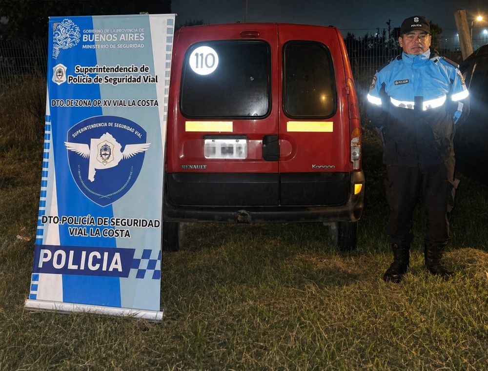 La camioneta secuestrada a la altura de Costa del Este.