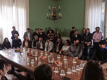 El encuentro en la Legislatura de los estudiantes libertarios con los diputados y senadores de La Libertad Avanza. El encuentro en la Legislatura de los estudiantes libertarios con los diputados y senadores de La Libertad Avanza.