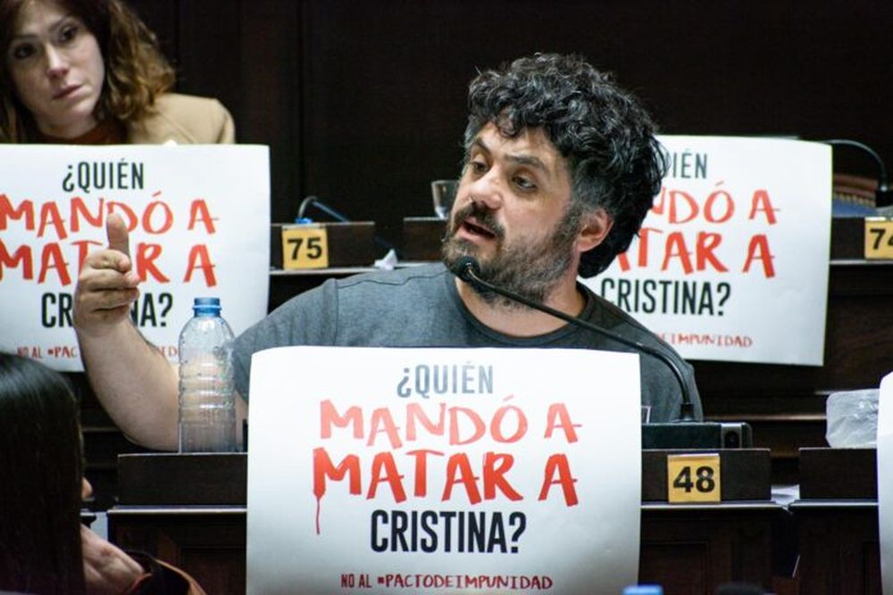 presidente del bloque de diputados bonaerenses de UxP, Facundo Tignanelli.