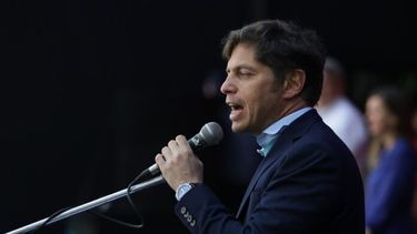 El gobernador bonaerense, Axel Kicillof.