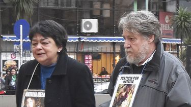 Laura Calampuca y Gustavo Melmann, los padres de Natalia Melmann.