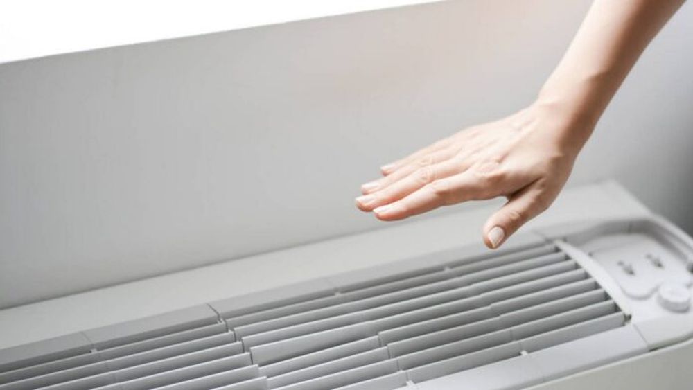 Un aire acondicionado.