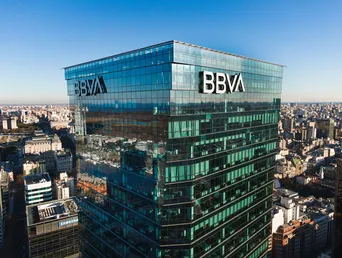 La sede del BBVA en la Ciudad de Buenos Aires. La sede del BBVA en la Ciudad de Buenos Aires.