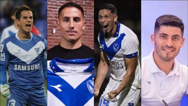 Sebastián Sosa, Braian Cufré, Abiel Osorio y José Ignacio Florentín, los jugadores de Vélez acusados de abuso sexual.