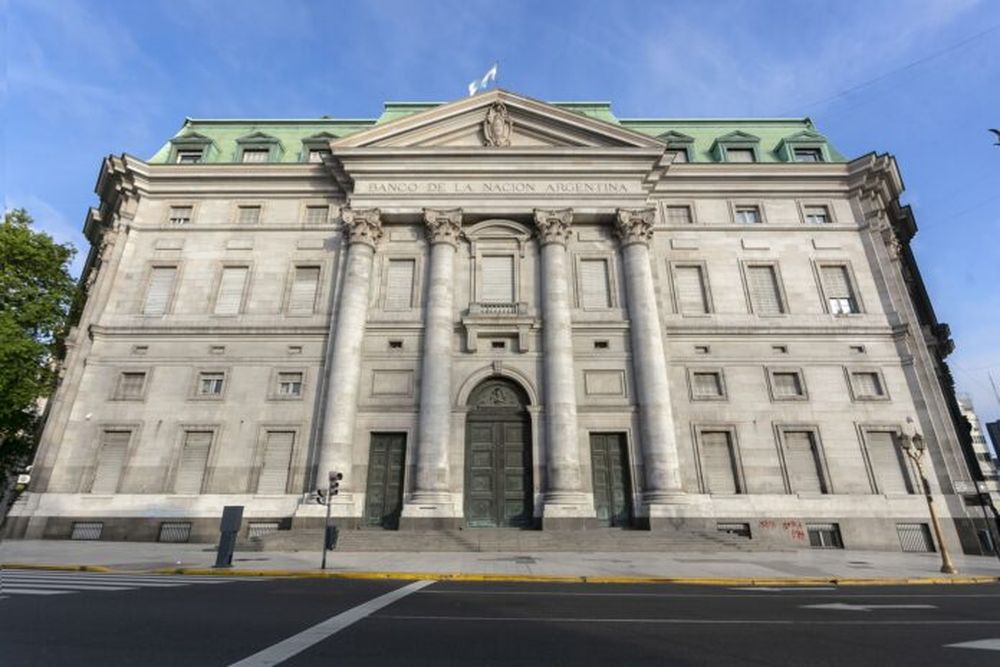 La sede central del Banco Nación.