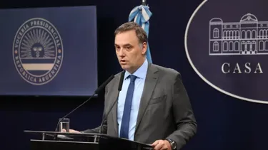 El vocero presidencial Manuel Adorni.