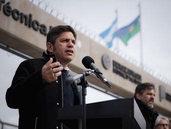 El gobernador bonaerense Axel Kicillof.