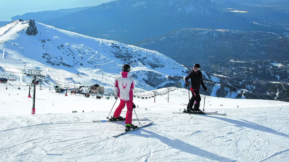 El cerro Catedral amaneció el viernes con 7 centímetros de nieve fresca