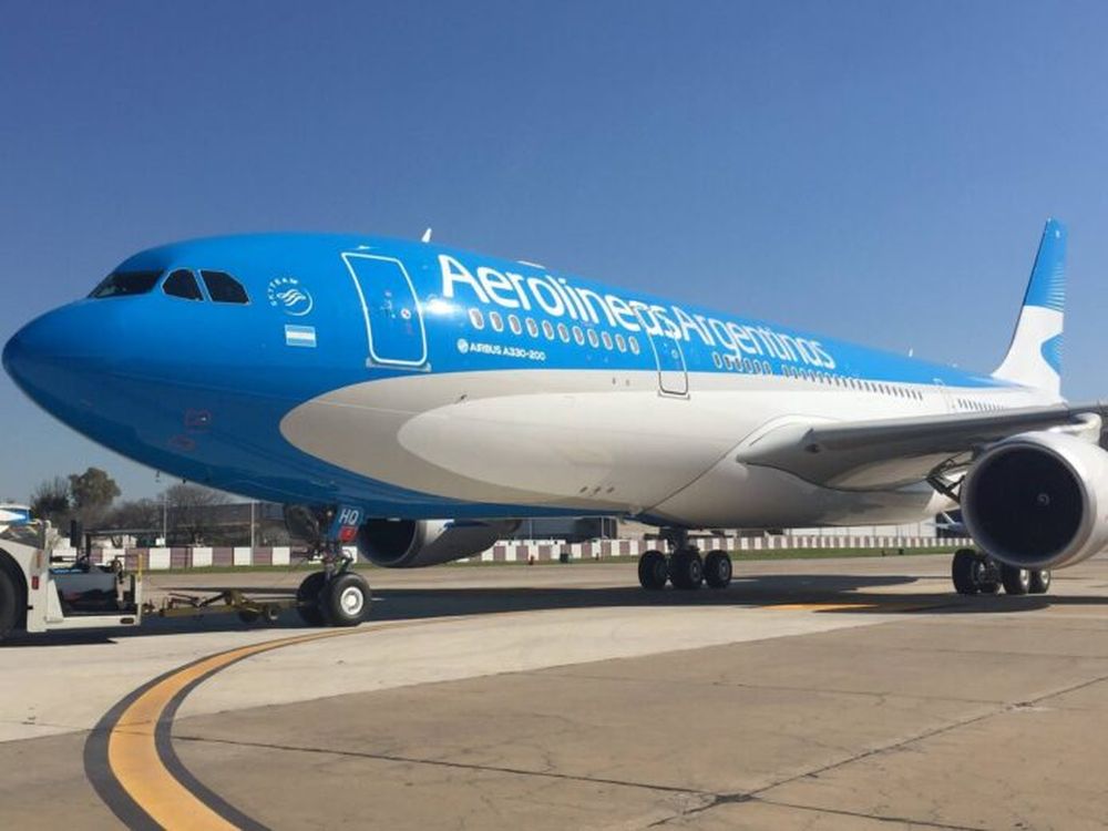 Aerolíneas Argentinas.