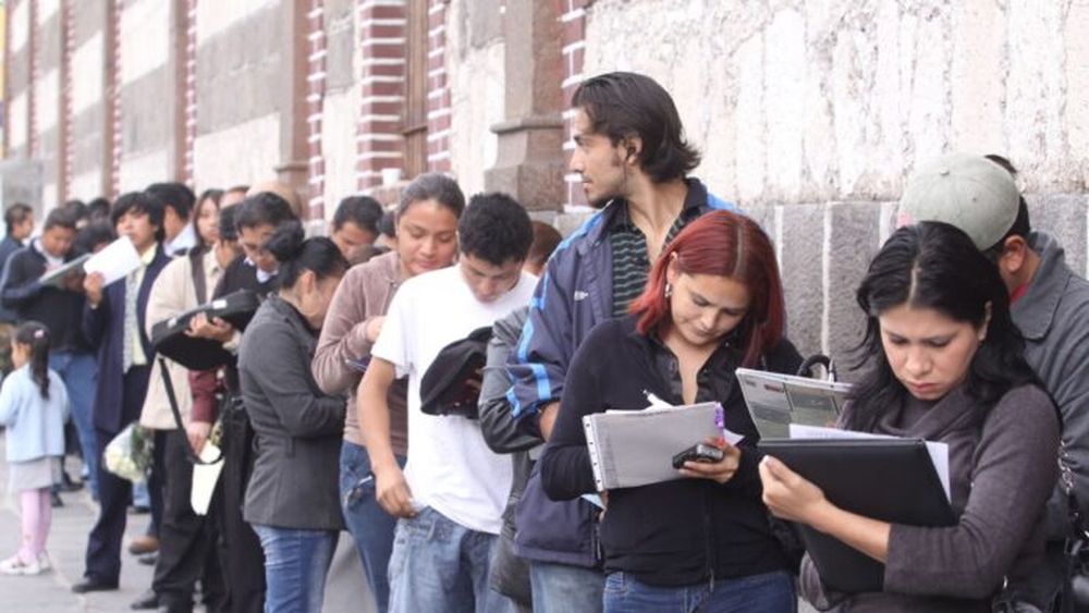 Trabajadores desempleados.