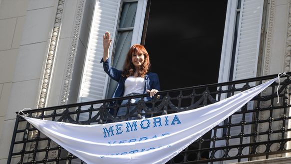 La expresidenta Cristina Fernández de Kirchner.
