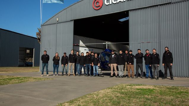La fábrica de helicópteros Cicaré, de Saladillo.&nbsp;