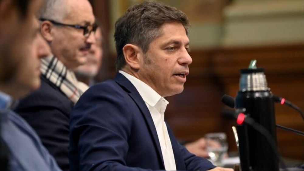 El gobernador bonaerense Axel Kicillof. - X -