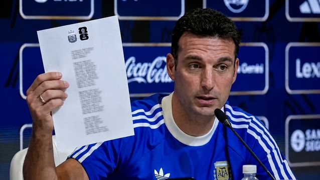 Lionel Scaloni anunció los 26 futbolistas que disputarán el Mundial 2026.