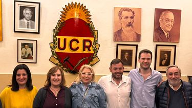 Lilita Carrió, de campaña en Rojas.