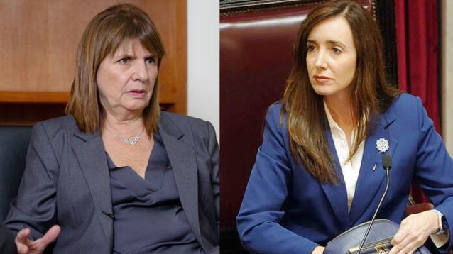 Bullrich contra Villarruel, protagonistas de una dura pelea por la sesión en el Senado.
