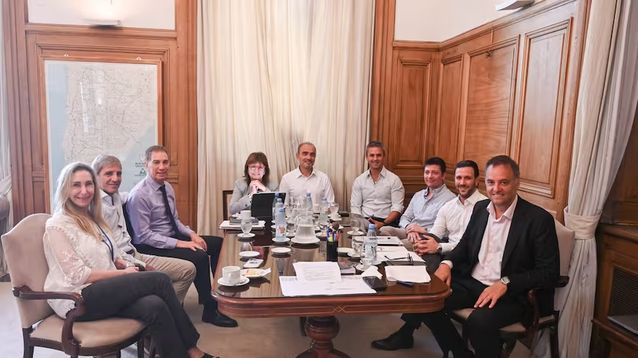 La mesa política del gobierno.&nbsp;