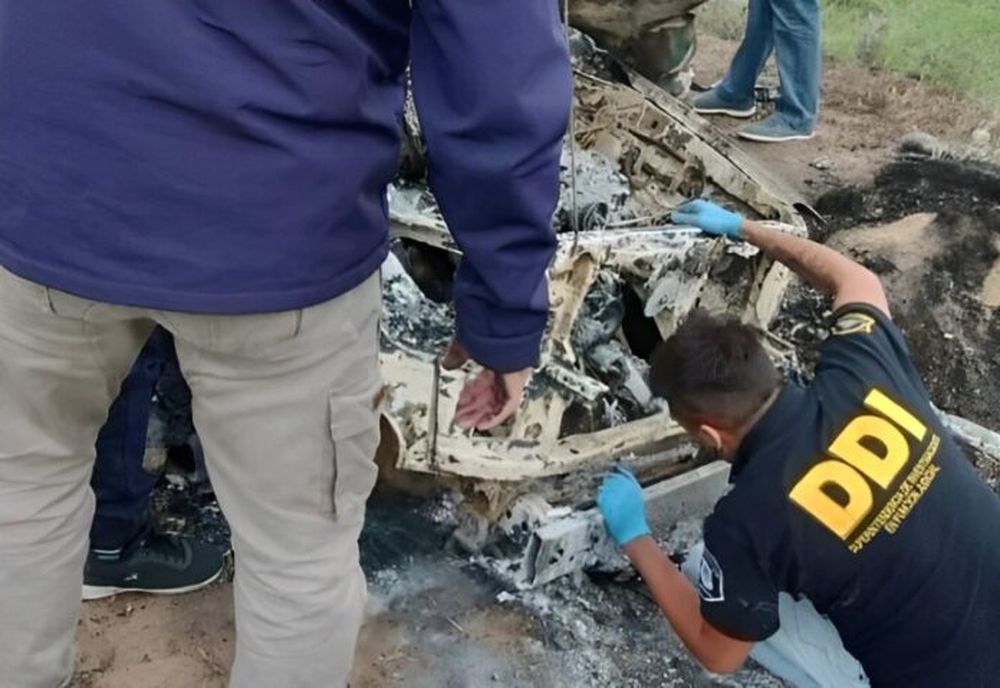 El hallazgo del cuerpo de Mendicoff en General Villegas. (El Litoral)