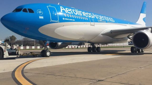 Aerolíneas Argentinas.